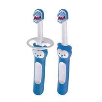 Escova De Dente Mam BabyS Brush Azul (2 Unidades) 6M+