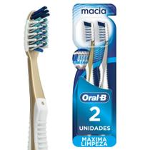 Escova de Dente Oral-B 7 Benefícios Macia 2 Unidades