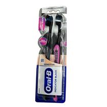 Escova de Dente Oral-B Charcoal 35 Indicator Black Com 2 Unidades Oral-B