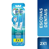 Escova de Dente Oral-B Complete 5 Ações de Limpeza Macia N40 com 2 Unidades