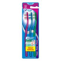 Escova de Dente Sorriso Tripla 1 2 3 3 Unidades Preço Especial Escova de Dente Sorriso Tripla 1 2 3 3 Unidades Preço Especial
