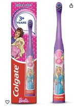 Escova de dentes a bateria Colgate Barbie Kids, cores sortidas