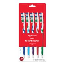 Escova de dentes Amazon Basics Clean Plus Soft Full 10 unidades Escova de dentes Amazon Basics Clean Plus Soft Full 10 unidades