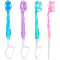 Escova de dentes B Rush Prepasted, tudo em 1, cuidado bucal completo x24