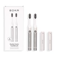 Escova de dentes Boka Sonic 24000 VPM à prova d'água, bateria de 120 dias, pacote com 2 unidades Escova de dentes Boka Sonic 24000 VPM à prova d'água, bateria de 120 dias, pacote com 2 unidades
