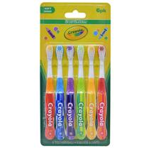 Escova de dentes Buddies Crayola Kids Soft Bristle 6PK Escova de dentes Buddies Crayola Kids Soft Bristle 6PK