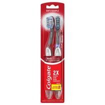 Escova de dentes Colgate 360 Optic White Sonic Battery Soft 2 unidades