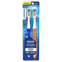 Escova de dentes com bateria Oral-B Pulsar Expert Clean Medium x2 Escova de dentes com bateria Oral-B Pulsar Expert Clean Medium x2