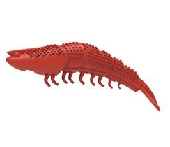 Escova de Dentes de Silicone para Gato Wokex - Catnip Cayfish (Vermelha)