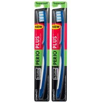Escova de dentes Dr. Collins Perio Plus Compacta, pacote com 2