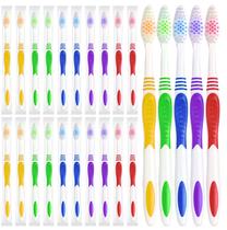 Escova de dentes EcoFox Bulk, pacote com 25 unidades, embalada individualmente
