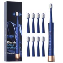 Escova de Dentes Elétrica AJELU IPX7 à Prova D'Água - com 8 Cabeças de Escova Escova de Dentes Elétrica AJELU IPX7 à Prova D'Água - com 8 Cabeças de Escova