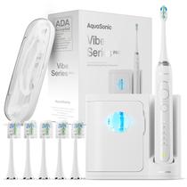 Escova de dentes elétrica Aquasonic Vibe Series PRO Ultra-Whitening Escova de dentes elétrica Aquasonic Vibe Series PRO Ultra-Whitening
