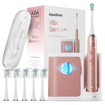 Escova de dentes elétrica Aquasonic Vibe Series PRO Ultra-Whitening Escova de dentes elétrica Aquasonic Vibe Series PRO Ultra-Whitening