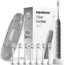 Escova de dentes elétrica Aquasonic Vibe Series Ultra-Whitening Escova de dentes elétrica Aquasonic Vibe Series Ultra-Whitening
