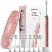 Escova de dentes elétrica Aquasonic Vibe Series Ultra-Whitening Escova de dentes elétrica Aquasonic Vibe Series Ultra-Whitening