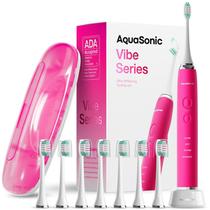 Escova de dentes elétrica Aquasonic Vibe Series Ultra-Whitening Escova de dentes elétrica Aquasonic Vibe Series Ultra-Whitening