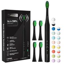 Escova de dentes elétrica ARISSON Sonic para adultos e crianças com 4 cabeças Escova de dentes elétrica ARISSON Sonic para adultos e crianças com 4 cabeças