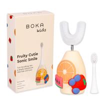 Escova de dentes elétrica Boka Kids Sonic com 2 cabeças recarregáveis Escova de dentes elétrica Boka Kids Sonic com 2 cabeças recarregáveis
