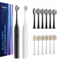 Escova de Dentes Elétrica CindyLary para Adultos e Crianças - com 12 Cabeças Escova de Dentes Elétrica CindyLary para Adultos e Crianças - com 12 Cabeças