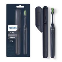 Escova de Dentes Elétrica com bateria Philips One, Azul Meia-Noite, HY1100/04 - Philips Sonicare