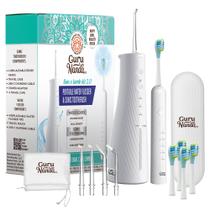 Escova de dentes elétrica com fio dental GuruNanda Lion & Lamb