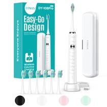 Escova de Dentes Elétrica COSLUS - Sem Fio, Recarregável, 5 Modos de Limpeza Escova de Dentes Elétrica COSLUS - Sem Fio, Recarregável, 5 Modos de Limpeza