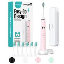 Escova de Dentes Elétrica COSLUS - Sem Fio, Recarregável, 5 Modos de Limpeza Escova de Dentes Elétrica COSLUS - Sem Fio, Recarregável, 5 Modos de Limpeza