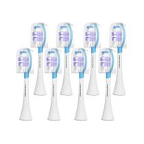 Escova de dentes elétrica de reposição, pacote com 8 cabeças de escova para Philips Sonicare Escova de dentes elétrica de reposição, pacote com 8 cabeças de escova para Philips Sonicare