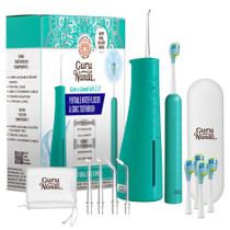 Escova de dentes elétrica e fio dental GuruNanda Lion & Lamb