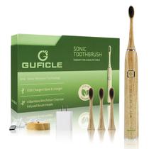 Escova de Dentes Elétrica GUFICLE Bamboo Sonic 5 Modos IPX7 Escova de Dentes Elétrica GUFICLE Bamboo Sonic 5 Modos IPX7