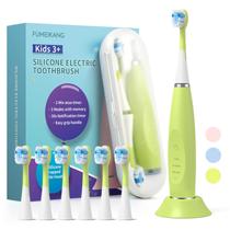 Escova de dentes elétrica infantil FUMEIKANG Sonic Recarregável Verde Escova de dentes elétrica infantil FUMEIKANG Sonic Recarregável Verde