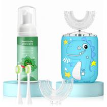 Escova de Dentes Elétrica Infantil PVOGRT em Formato U com 6 Modos IPX7 Escova de Dentes Elétrica Infantil PVOGRT em Formato U com 6 Modos IPX7