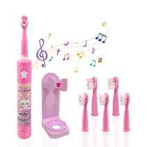 Escova de dentes elétrica musical OJV 8620 para crianças com 3 modos