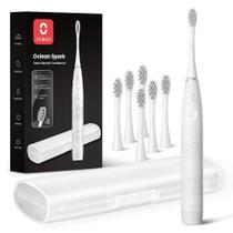 Escova de dentes elétrica Oclean 150 dias de duração da bateria com 6 cabeças Escova de dentes elétrica Oclean 150 dias de duração da bateria com 6 cabeças