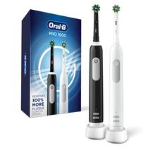 Escova de dentes elétrica Oral-B Pro 1000 CrossAction, pacote com 2 Escova de dentes elétrica Oral-B Pro 1000 CrossAction, pacote com 2