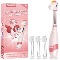 Escova de dentes elétrica Papablic Toddler Sonic Kids 1-3 anos