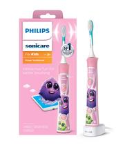 Escova de dentes elétrica Philips Sonicare para crianças 3+ rosa Escova de dentes elétrica Philips Sonicare para crianças 3+ rosa