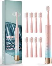 Escova de Dentes Elétrica Recarregável AJELU Sonic - Para Adultos