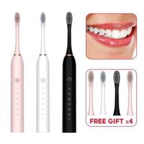 Escova de dentes elétrica recarregável Cor:ALEATORIO Escova de dentes elétrica recarregável Cor:ALEATORIO