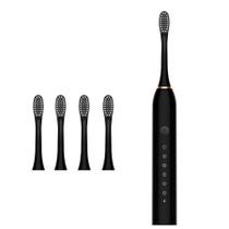 Escova de dentes elétrica recarregável Sonic IPX7 Cor:Preto Escova de dentes elétrica recarregável Sonic IPX7 Cor:Preto