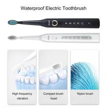 Escova de dentes elétrica SEAGO SG-507 USB recarregável à prova d'água