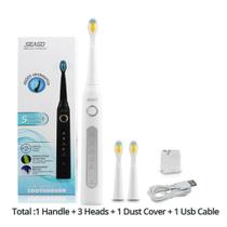 Escova de dentes elétrica SEAGO SG-507 USB Recarregável para Adultos