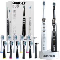 Escova de Dentes Elétrica Sonic-FX Duo - 14 Cabeças e 3 Modos de Escovação Escova de Dentes Elétrica Sonic-FX Duo - 14 Cabeças e 3 Modos de Escovação