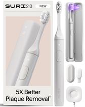 Escova de dentes elétrica SURI 2.0 com sensor de pressão e estojo UV Escova de dentes elétrica SURI 2.0 com sensor de pressão e estojo UV