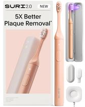 Escova de dentes elétrica SURI 2.0 com sensor de pressão, rosa Escova de dentes elétrica SURI 2.0 com sensor de pressão, rosa