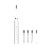 Escova De Dentes Elétrica Ultrassônico À Prova Dágua IPX7 Com 4 Refis Escova De Dentes Elétrica Ultrassônico À Prova Dágua IPX7 Com 4 Refis