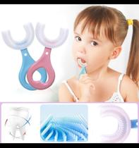 Escova de dentes em forma de U de 180 graus para crianças, bebê infantil 2-6 anos - ESC360º