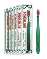 Escova de dentes Euthymol Original Regular de 6 unidades com cerdas macias