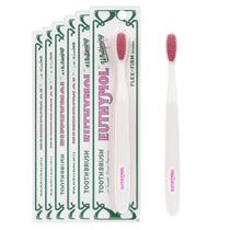 Escova de dentes Euthymol Whitening Premium Soft Dual-Tension x6
